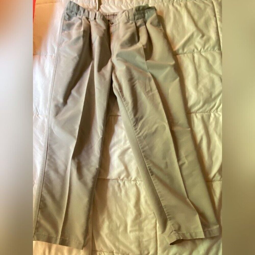 Fieldmaster Pants Mens 38 X 32 Beige Chinos